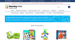 Desktop Screenshot of bloomingminds.com
